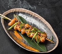 Шашлычки из креветки