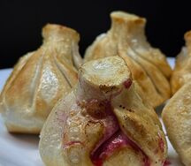 Жареные хинкали Вишня