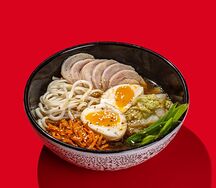 Рамен с куриным рулетом