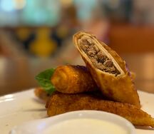 Блины с мясом
