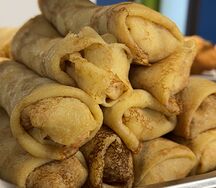 Блин с курицей