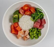 Поке с морепродуктами 