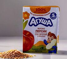 Сок Агуша персик
