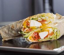 Шаурма с сыром фета 