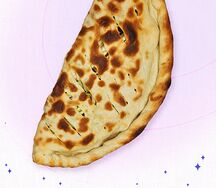 Кальцоне с овощами гриль