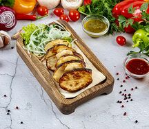 Картофель, запеченный с курдюком