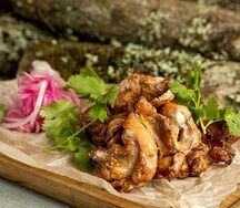 Шашлык из курицы без кости