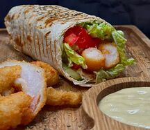 Шаурма Цезарь с креветкой (стандарт)