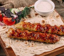 Люля-кебаб из свинины и говядины
