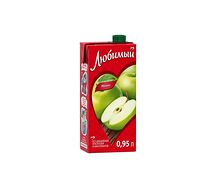 Сок Любимый яблочный