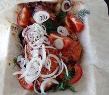 Шашлык из свинины на кости