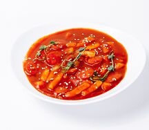 Токпокки с сосисками