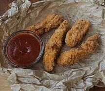 4 стрипсов куриных 