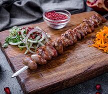 Шашлык из куриных сердечек