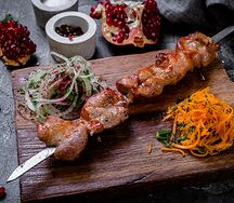 Шашлык из куриного филе бедра