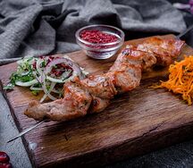 Шашлык из cвинoй мякоти