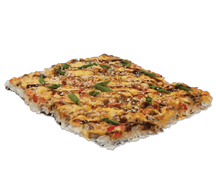 Японская пицца с морским коктейлем