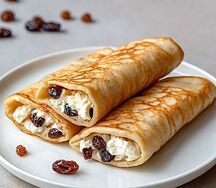 Блинчик с творогом 