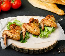 Шашлык из куриных крыльев