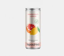 Лимонад Lapochka Грейпфрут-лимон без сахара