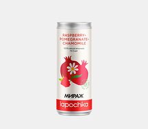 Лимонад Lapochka x мираж Малина + Гранат + Ромашка без сахара 