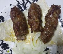 Шашлык из люля-кебаба