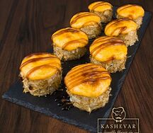 Запеченый ролл с кальмаром