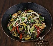 Wok с морепродуктами