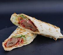 Шаурма с кебабом из говядины