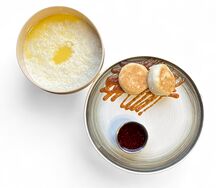 Сырники классические с рисовой кашей
