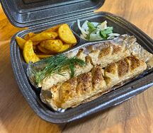 Батин бокс с люля-кебабом из курицы