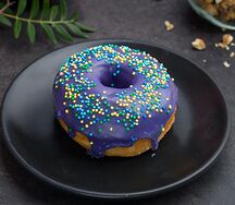 Пончик с вареной сгущенкой