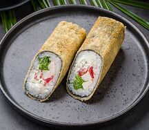 Стрит-ролл с курицей темпура