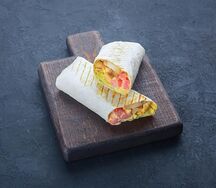 Шаурма с курицей на углях 