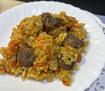 Плов с говядиной