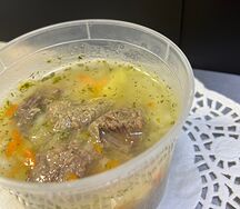 Суп рисовый с мясом