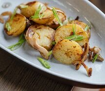Картофель, жаренный с грибами