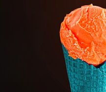 Десерт взбитый замороженный фруктовый Апероль шприц