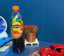 Черный чай Lipton Персик