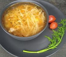 Суп с лапшой и курицей