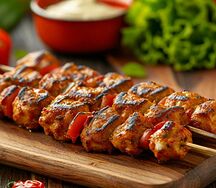 Шашлык из куриного филе