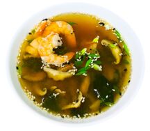Суп Мисо с креветкой