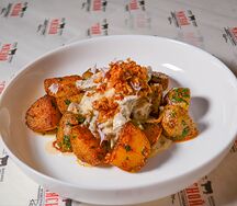 Бефстроганов с картофелем по-деревенски