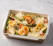 Салат Цезарь с креветкой Xl