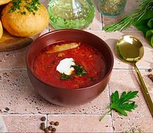 Борщ с говядиной 