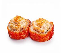 Запеченный ролл с крабом