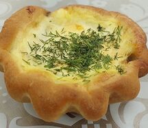 Горшочек с фаршем и картофелем