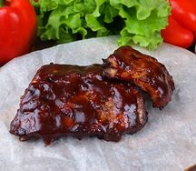 Ребра в соусе BBQ