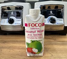 Кокосовая вода с соком лечи