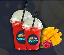 Шейк Mango-raspberry